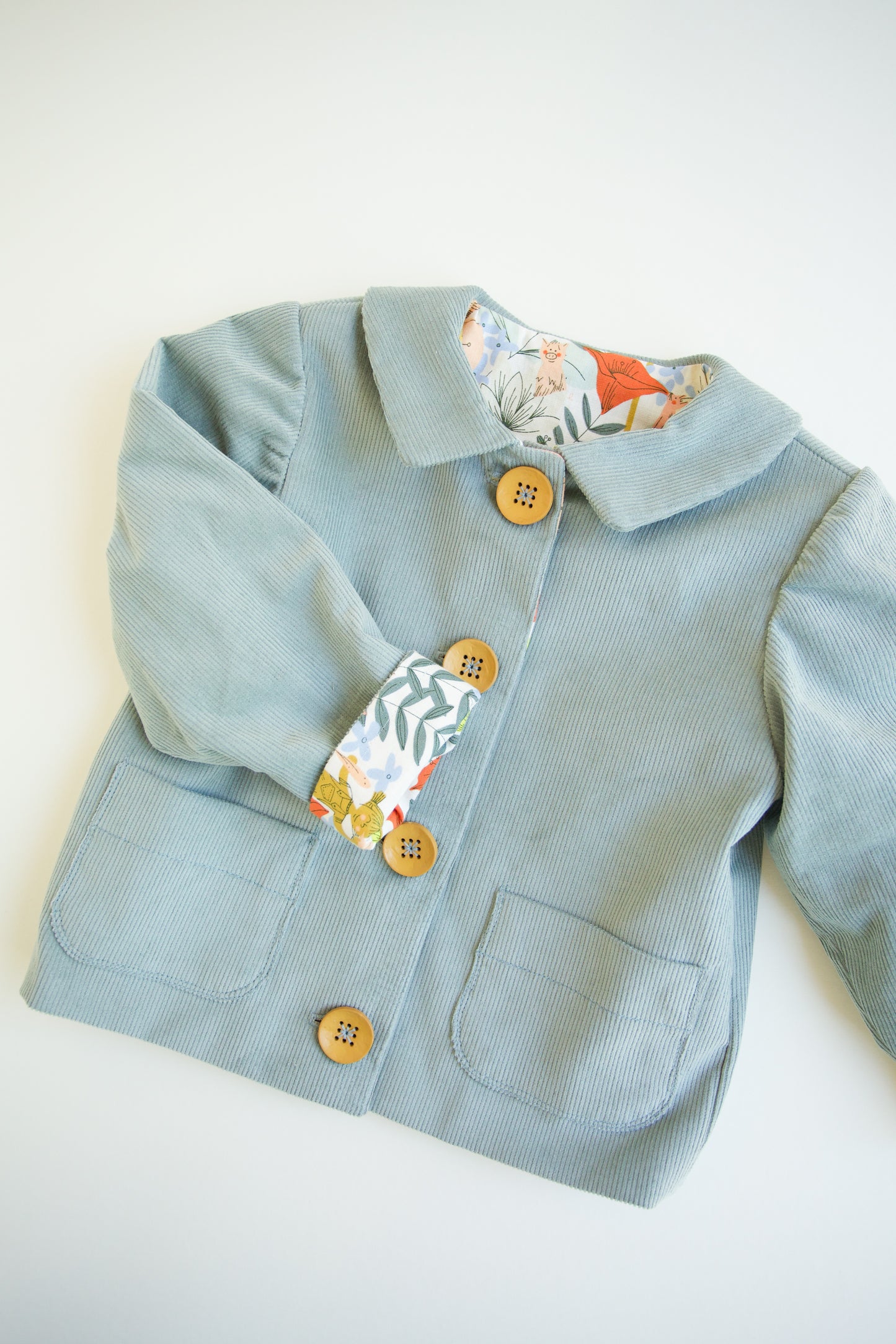 Kid's Light Blue Corduroy Jacket