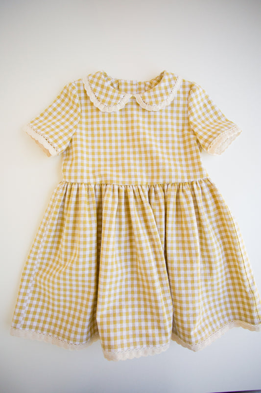 Kid's Peter Pan Collared Dress