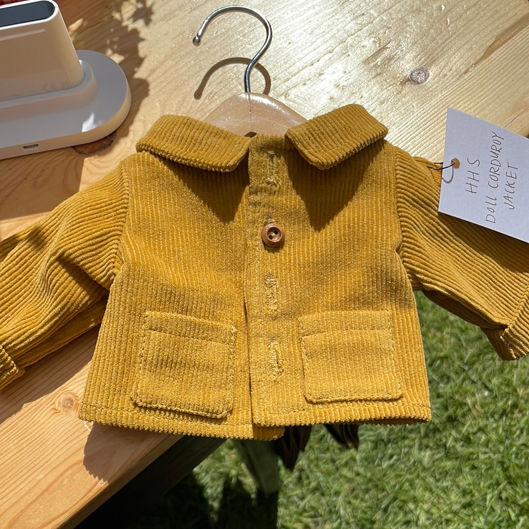 Yellow corduroy jacket